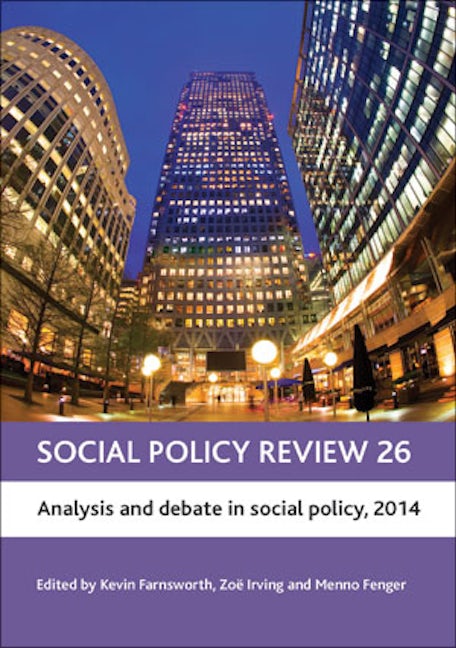 Book cover image for Social Policy Review 26 ISBN: 9781447315568