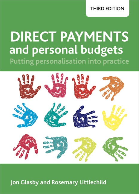 Book cover image for Direct Payments and Personal Budgets ISBN: 9781447326755