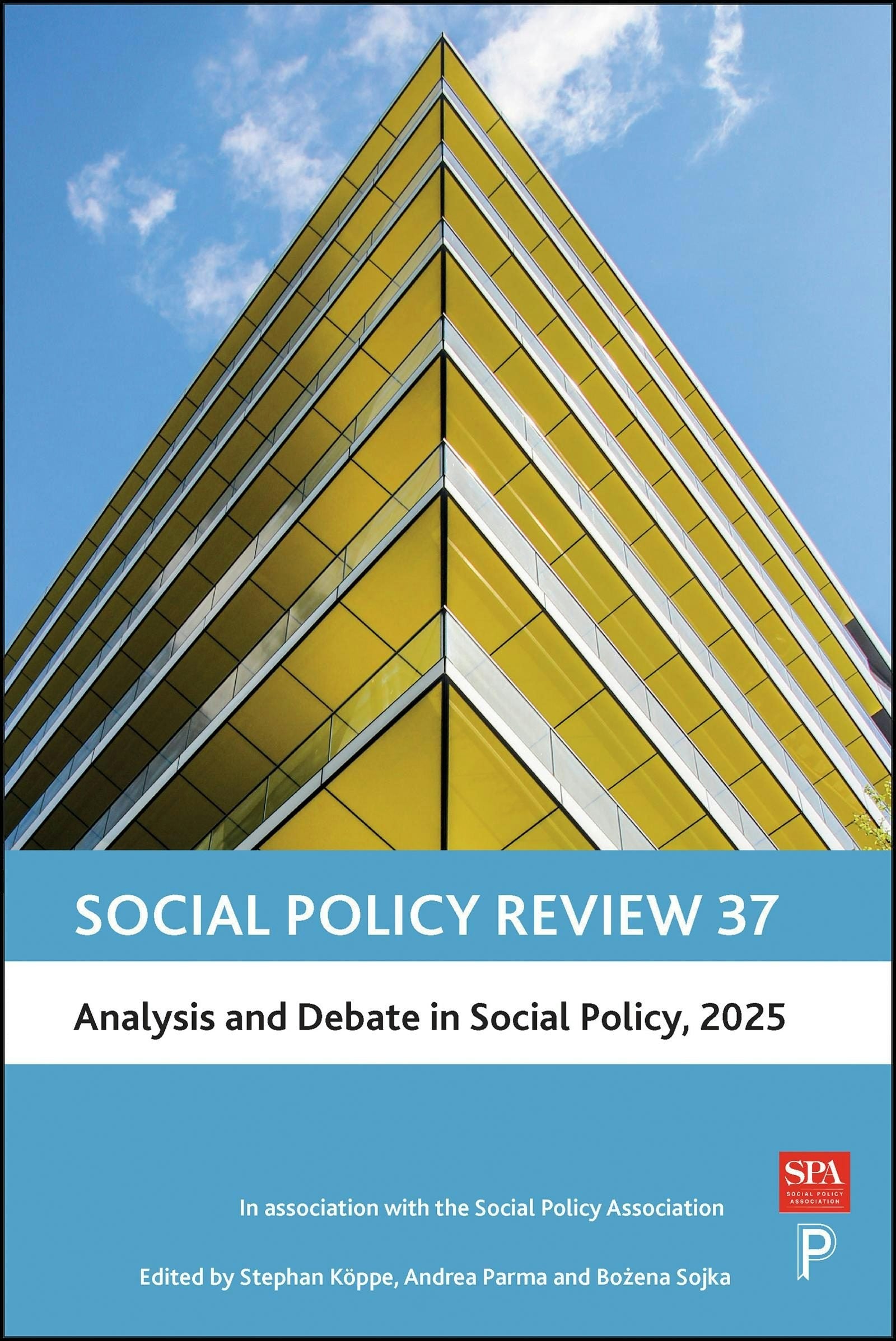 Book cover image for Social Policy Review 37 ISBN: 9781447377214