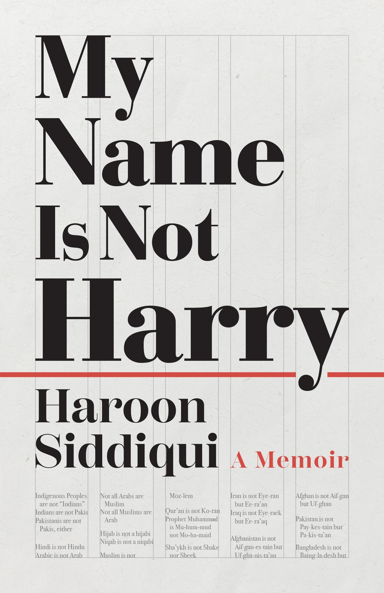 Cover image for My Name Is Not Harry ISBN 9781459748903
