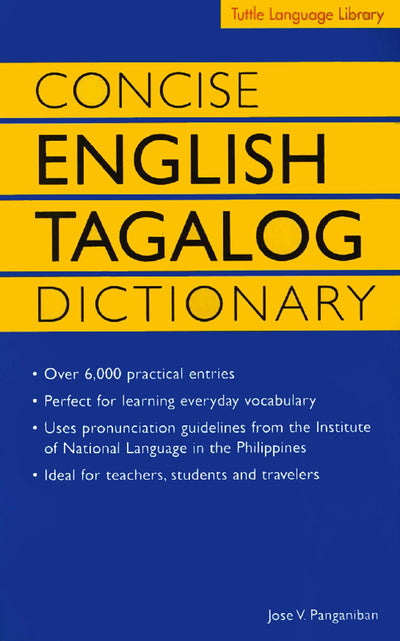 Cover image for Concise English Tagalog Dictionary, isbn: 9781462911288