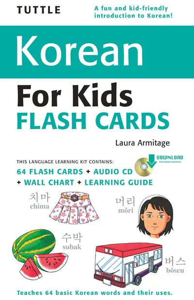Cover image for Tuttle Korean for Kids Flash Cards Kit, isbn: 9781462914845
