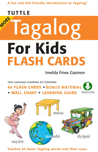 Cover image for Tuttle More Tagalog for Kids Flash Cards, isbn: 9781462915569