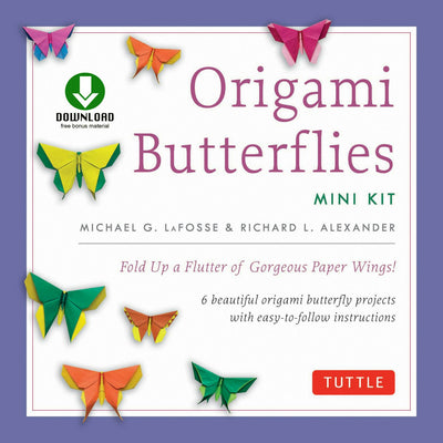 Cover image for Origami Butterflies Mini Kit Ebook, isbn: 9781462917310