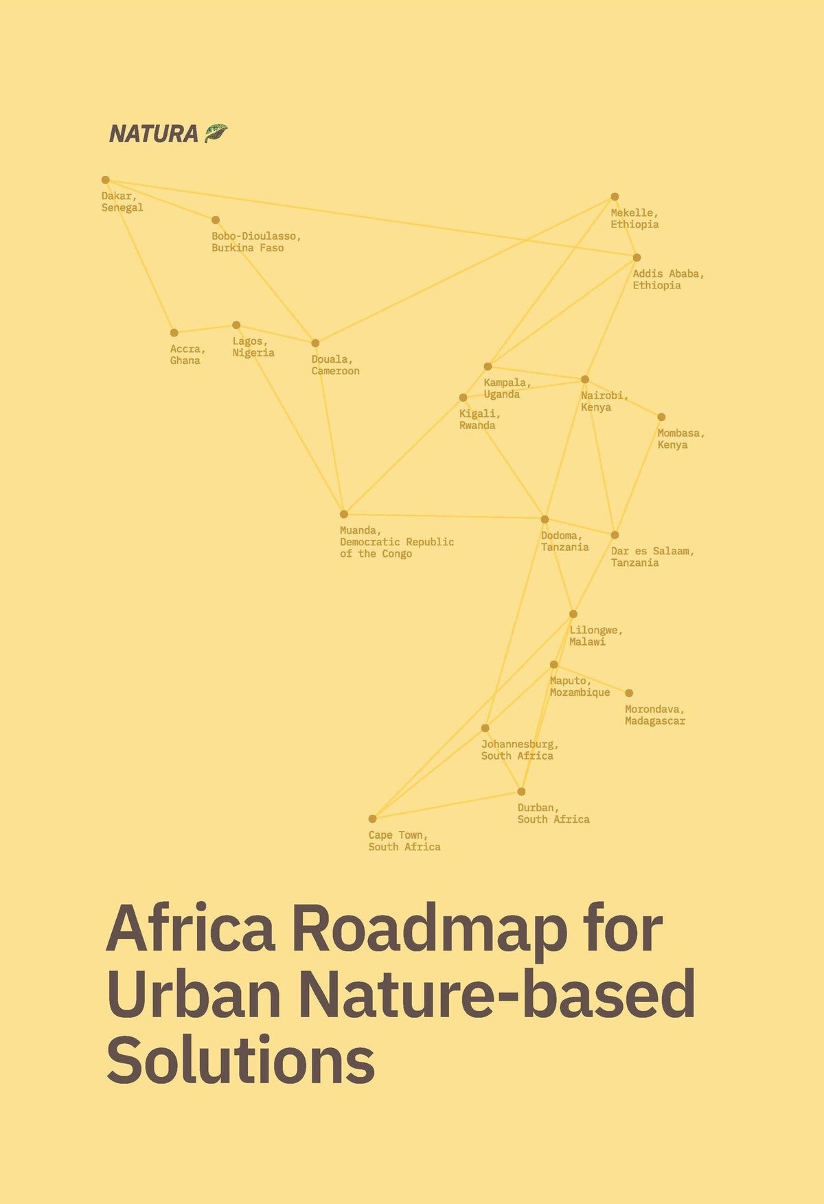 Cover image for Africa Roadmap for Urban Nature-based Solutions ISBN 9781479850495