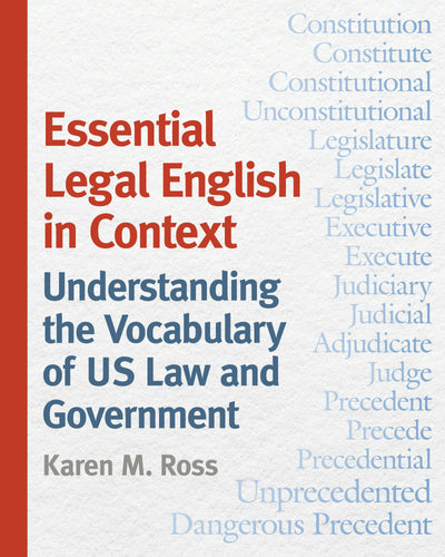 Cover image for Essential Legal English in Context, isbn: 9781479850822