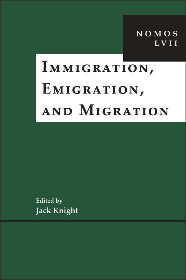 Cover image for Immigration, Emigration, and Migration, isbn: 9781479869237