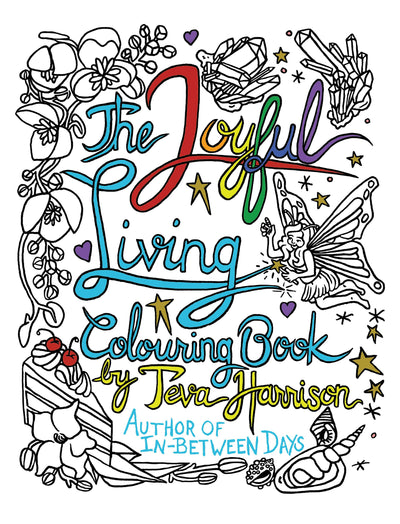 Cover image for The Joyful Living Colouring Book, isbn: 9781487001896