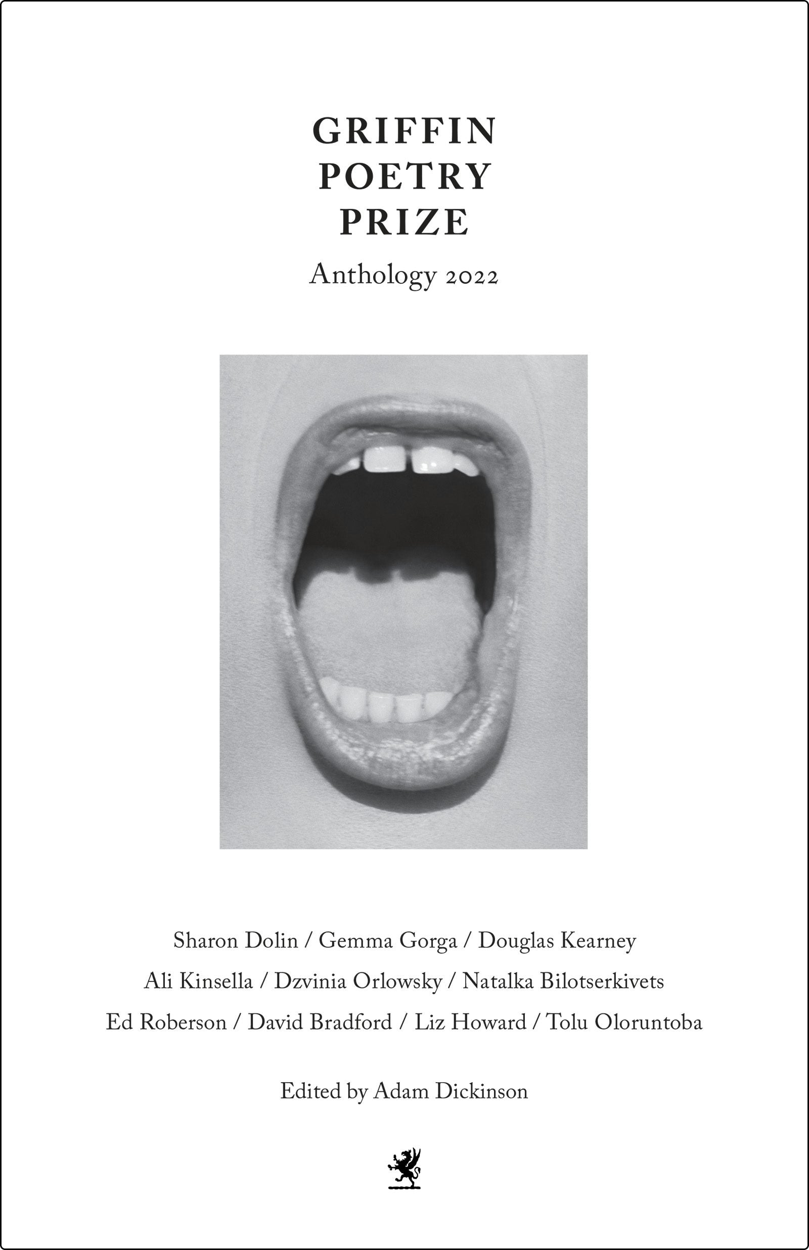 Book cover image for The 2022 Griffin Poetry Prize Anthology ISBN: 9781487010935