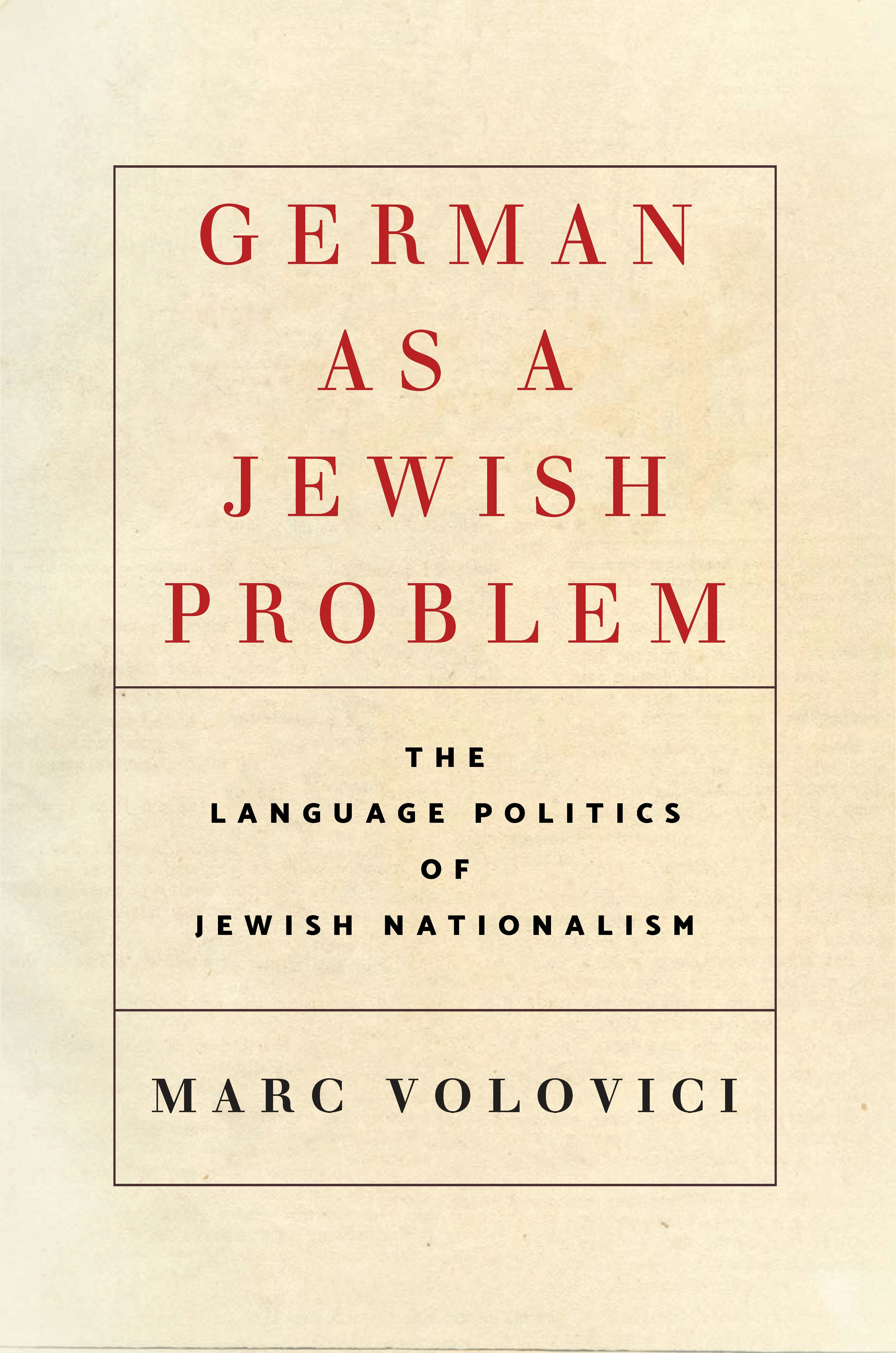 Book cover image for German as a Jewish Problem ISBN: 9781503612303