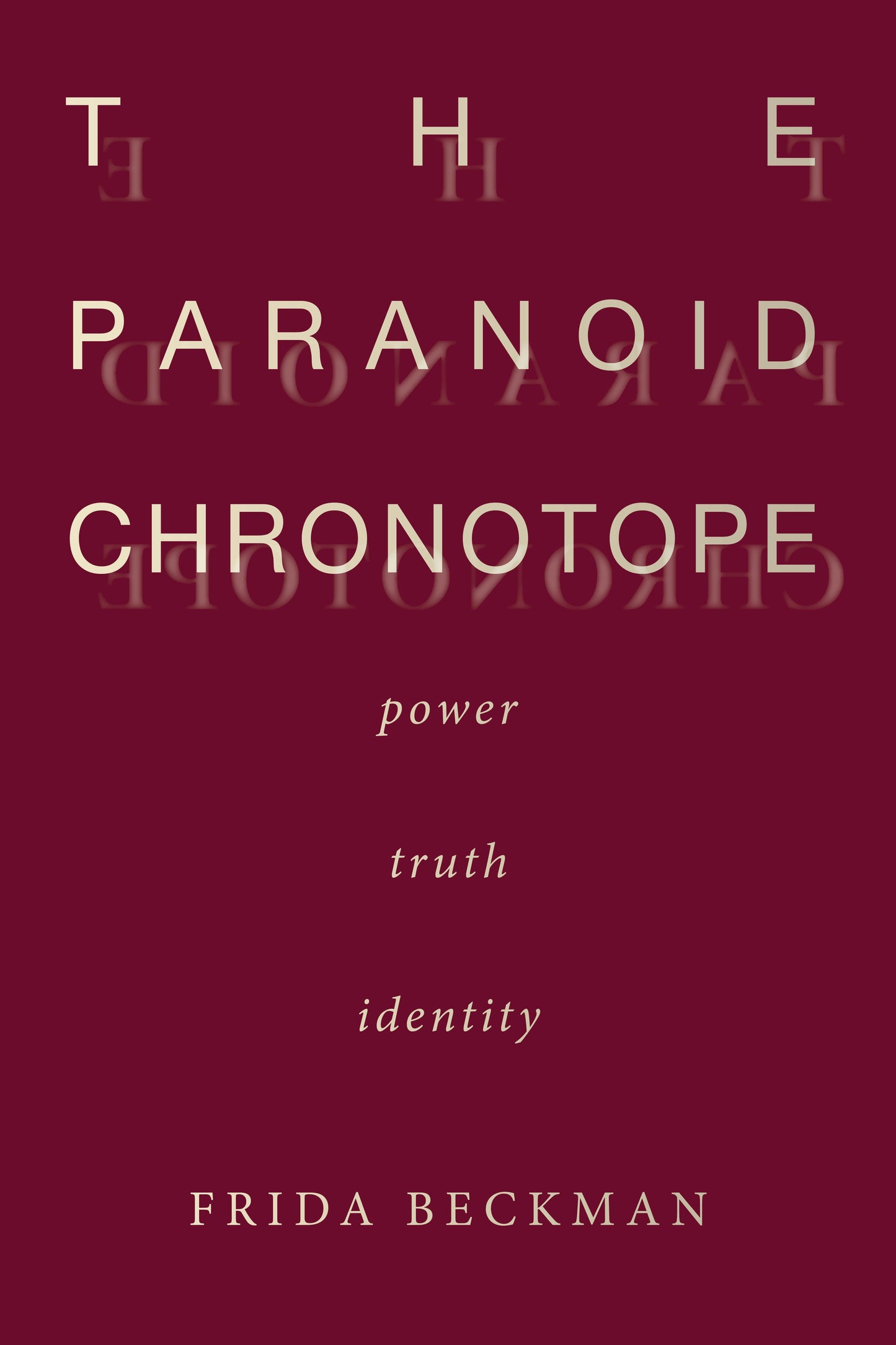 Book cover image for The Paranoid Chronotope ISBN: 9781503631601
