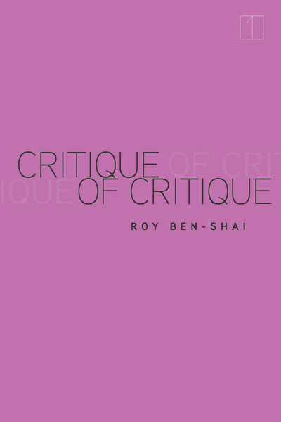 Cover image for Critique of Critique, isbn: 9781503632684