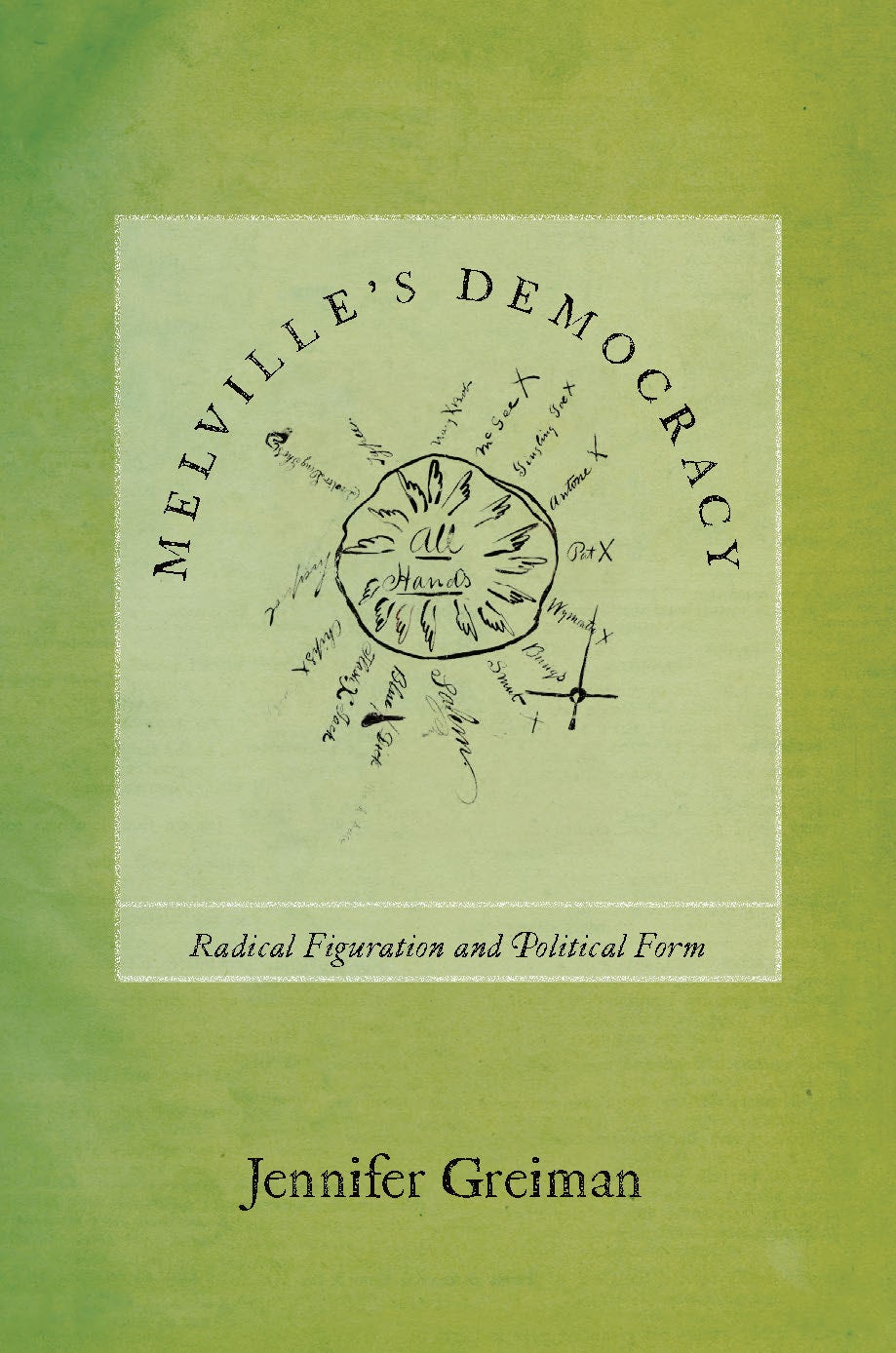Book cover image for Melville's Democracy ISBN: 9781503633322
