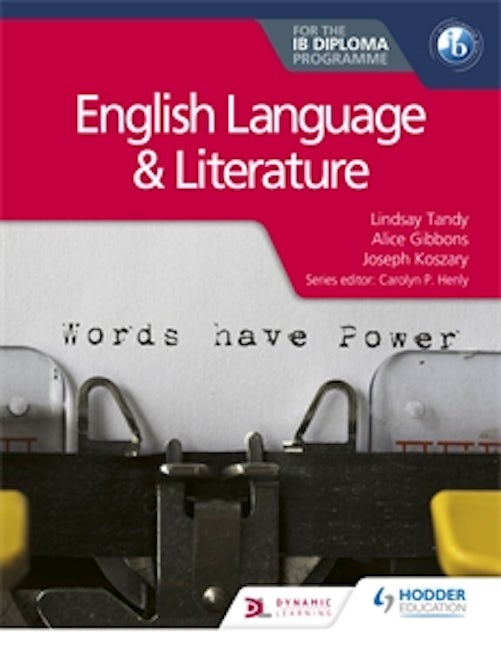 Book cover image for English Language and Literature for the IB Diploma ISBN: 9781510463226