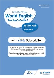 Cover image for Cambridge Primary World English Teacher's Guide Stage 1 with Boost Subscription, isbn: 9781510468108