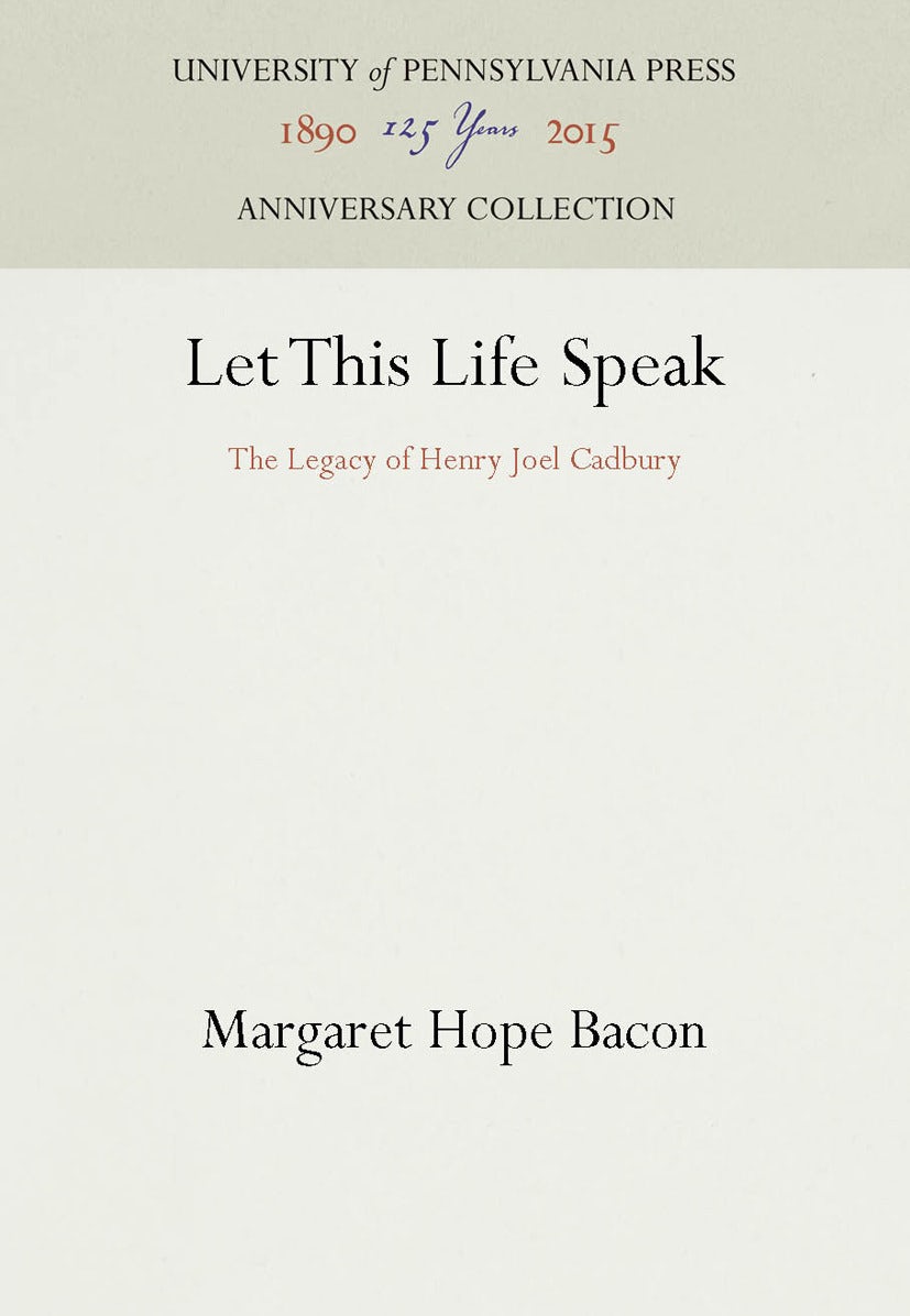 Book cover image for Let This Life Speak ISBN: 9781512800340