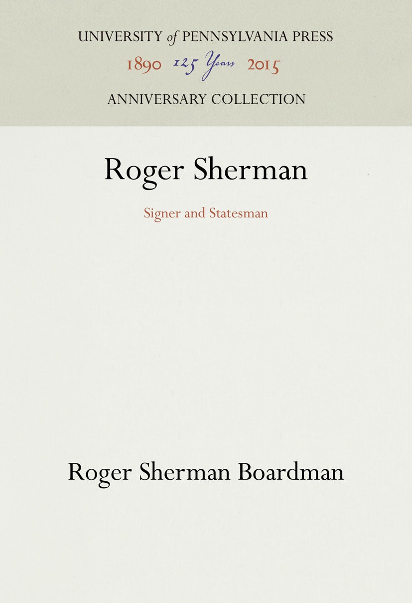Book cover image for Roger Sherman ISBN: 9781512800395