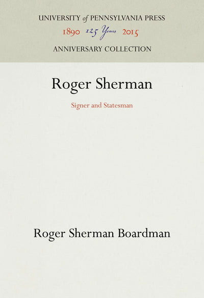 Cover image for Roger Sherman, isbn: 9781512800395