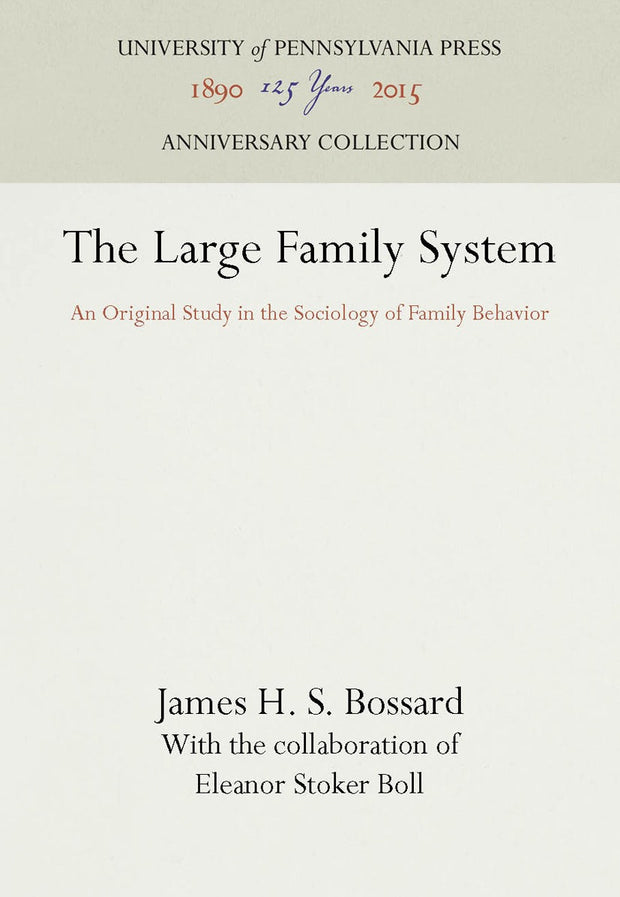 Cover image for The Large Family System, isbn: 9781512800791