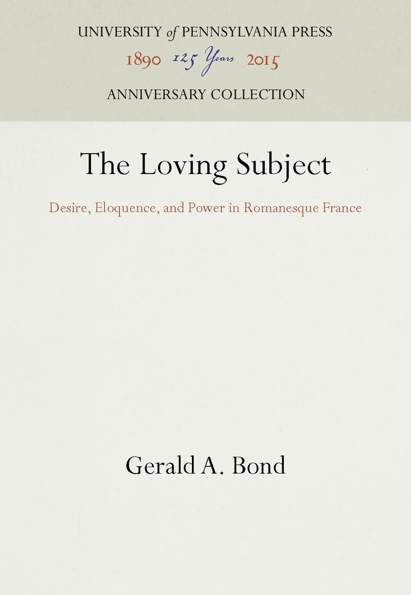 Book cover image for The Loving Subject ISBN: 9781512800821