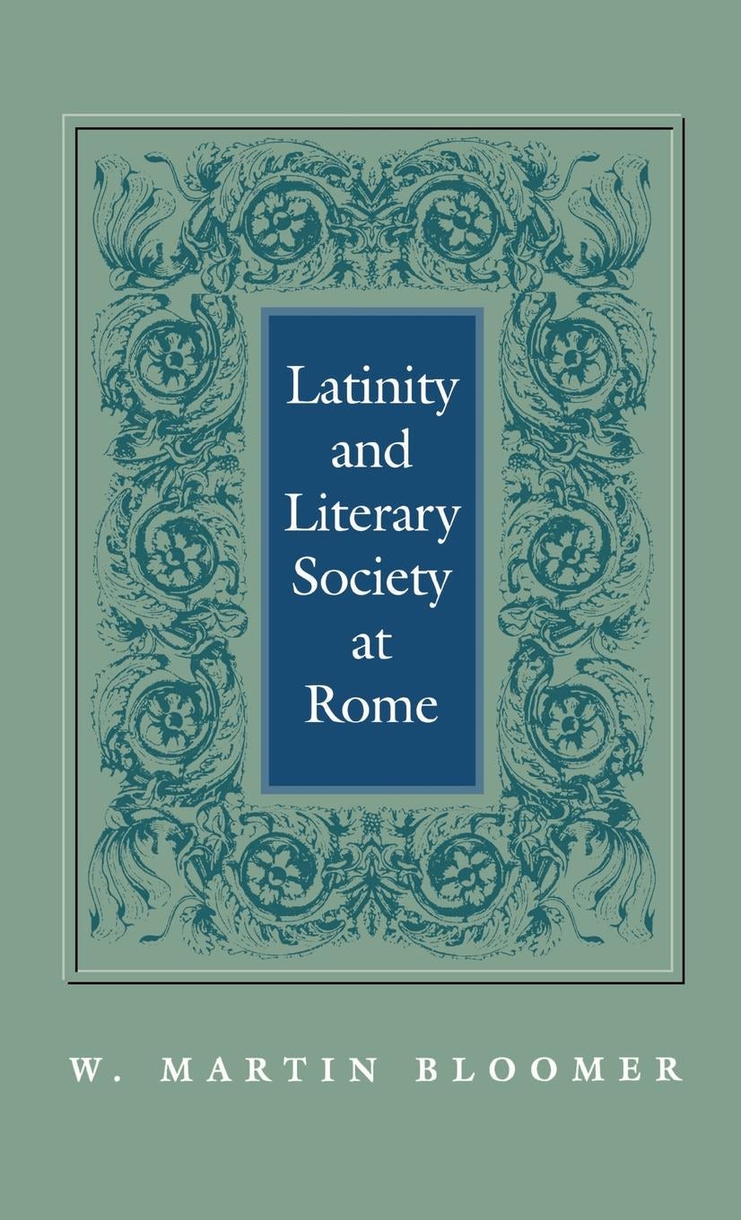 Book cover image for Latinity and Literary Society at Rome ISBN: 9781512800999