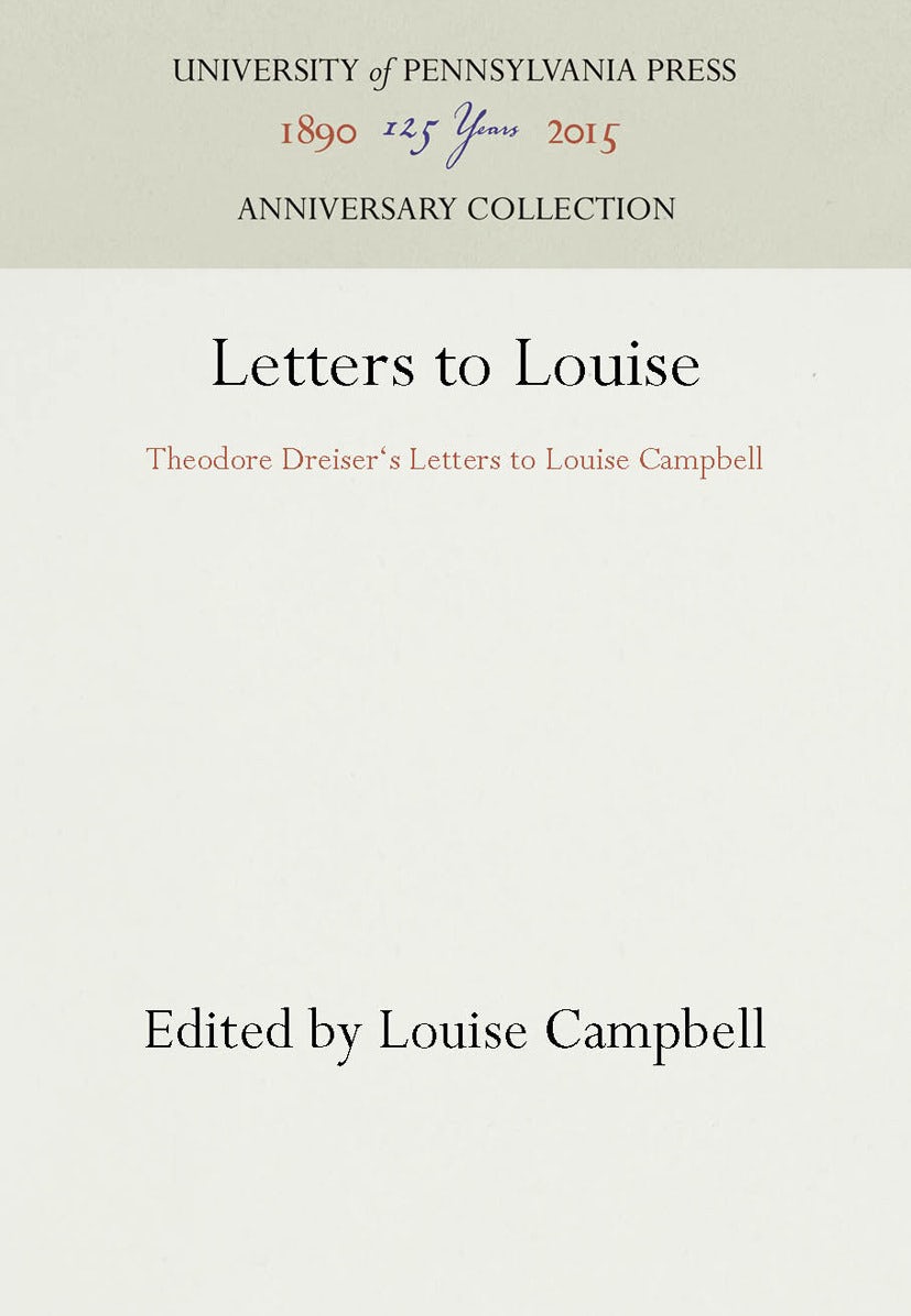 Book cover image for Letters to Louise ISBN: 9781512801248