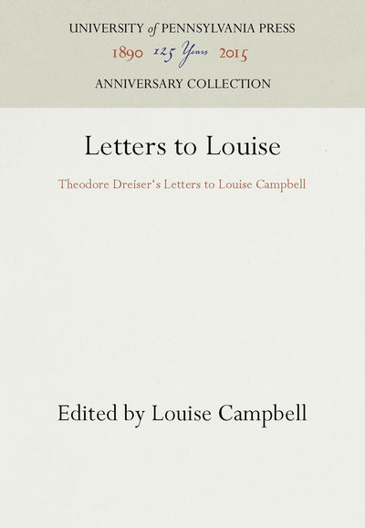 Cover image for Letters to Louise, isbn: 9781512801248