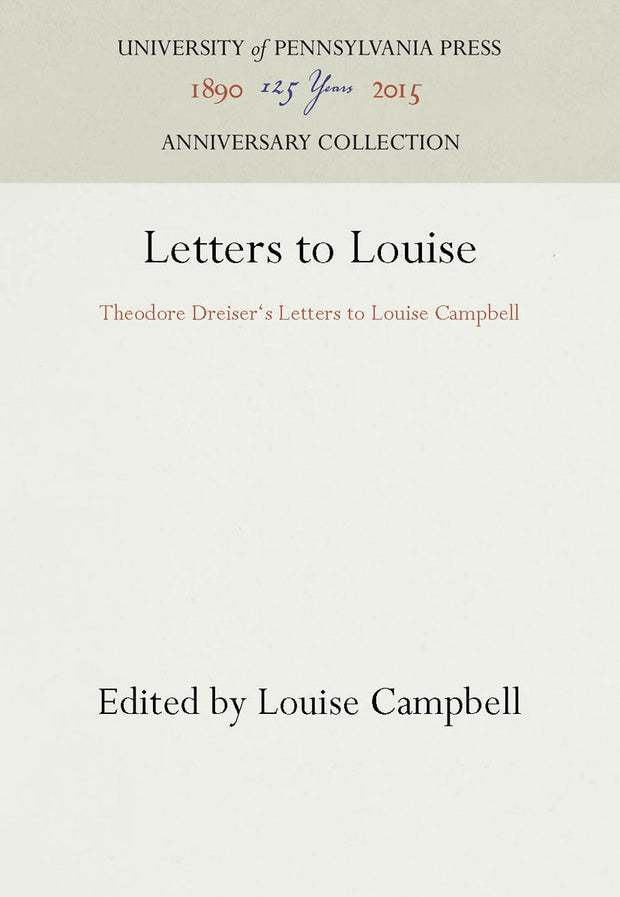 Cover image for Letters to Louise, isbn: 9781512801248