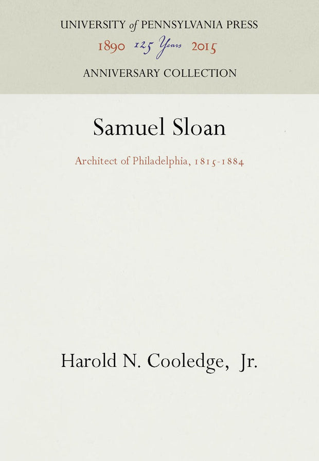 Cover image for Samuel Sloan, isbn: 9781512801286