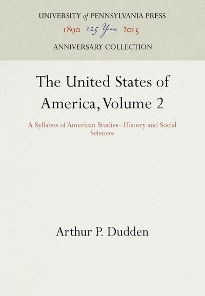 Cover image for The United States of America, Volume 2, isbn: 9781512801439