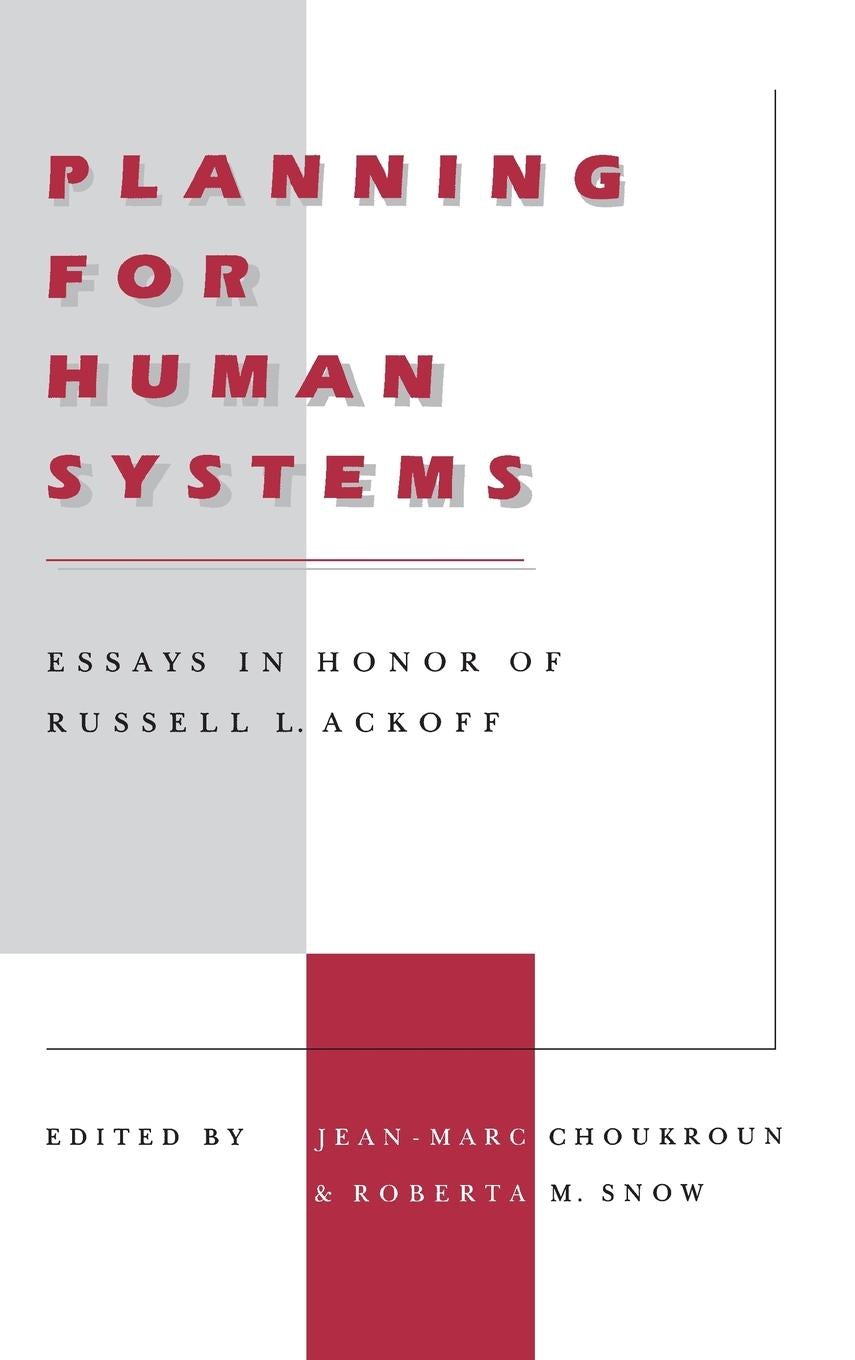 Book cover image for Planning for Human Systems ISBN: 9781512801576