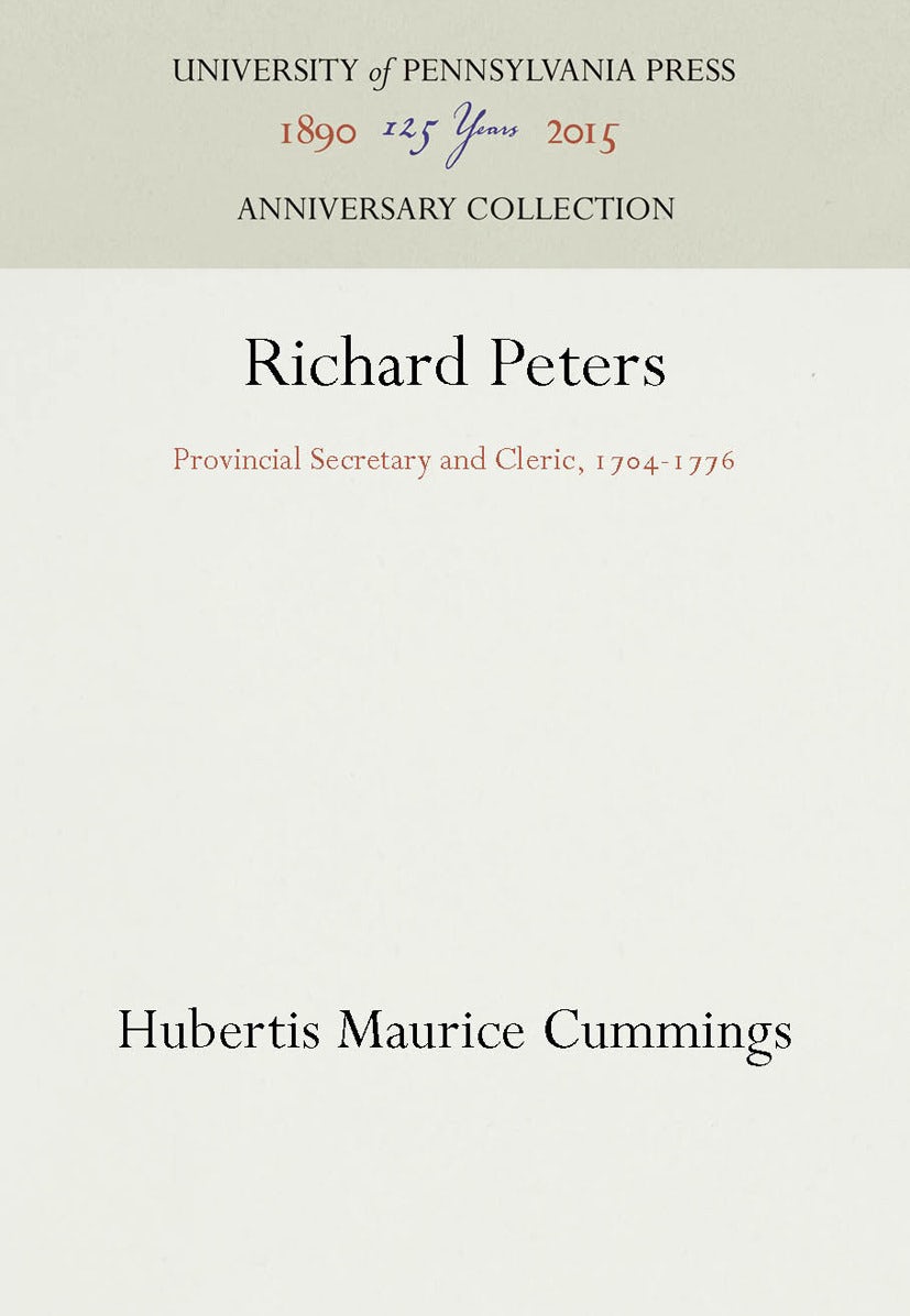 Book cover image for Richard Peters ISBN: 9781512801620