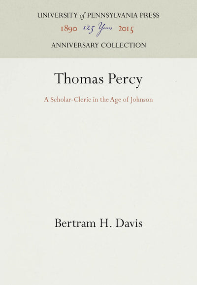 Cover image for Thomas Percy, isbn: 9781512801644