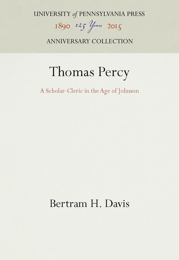 Cover image for Thomas Percy, isbn: 9781512801644