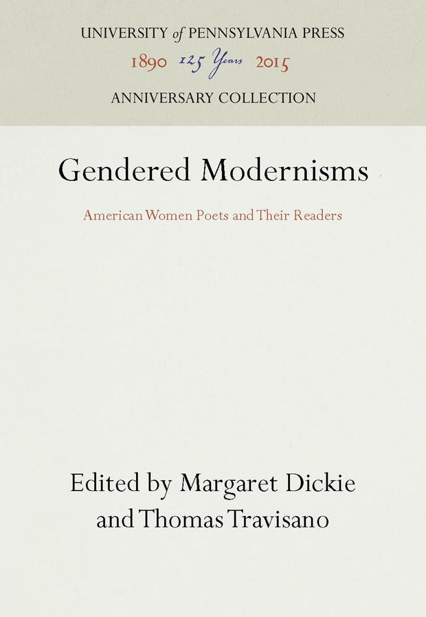 Cover image for Gendered Modernisms, isbn: 9781512801668