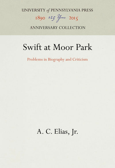 Cover image for Swift at Moor Park, isbn: 9781512801873