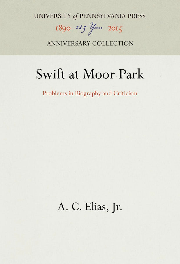 Cover image for Swift at Moor Park, isbn: 9781512801873