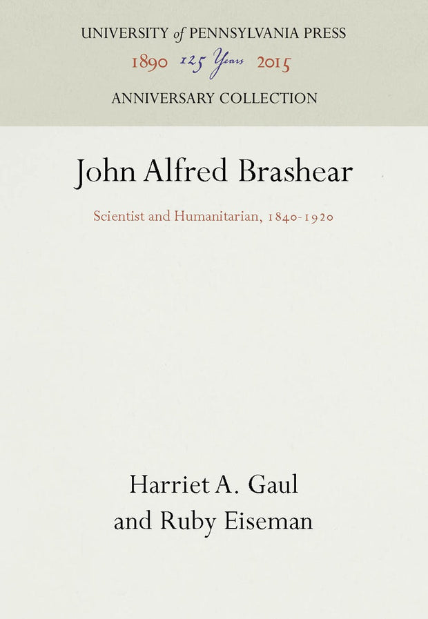 Cover image for John Alfred Brashear, isbn: 9781512801941