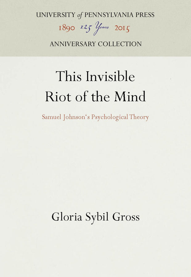 Cover image for This Invisible Riot of the Mind, isbn: 9781512802290