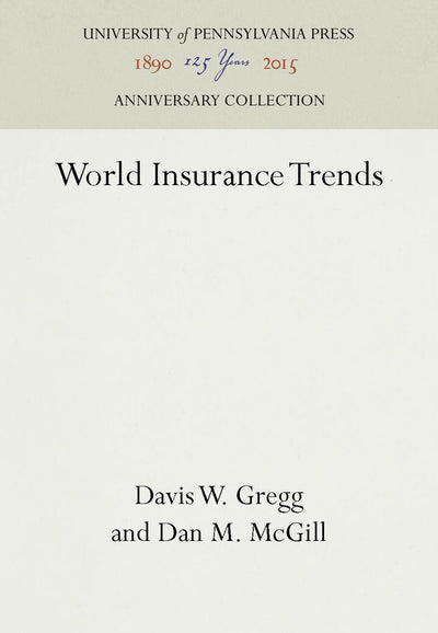 Cover image for World Insurance Trends, isbn: 9781512802337