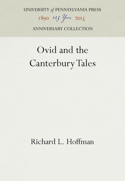 Cover image for Ovid and the Canterbury Tales, isbn: 9781512802405