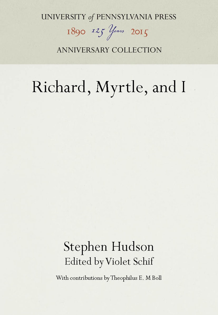 Book cover image for Richard, Myrtle, and I ISBN: 9781512802634