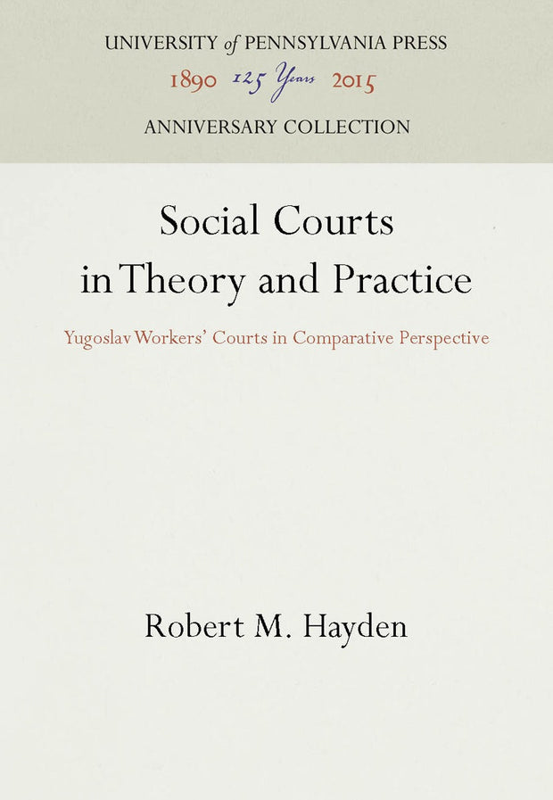 Cover image for Social Courts in Theory and Practice, isbn: 9781512802658