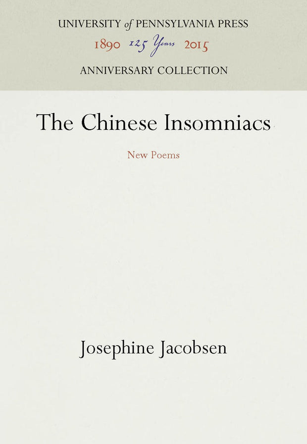 Cover image for The Chinese Insomniacs, isbn: 9781512802849