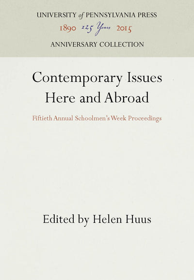 Cover image for Contemporary Issues Here and Abroad, isbn: 9781512802962