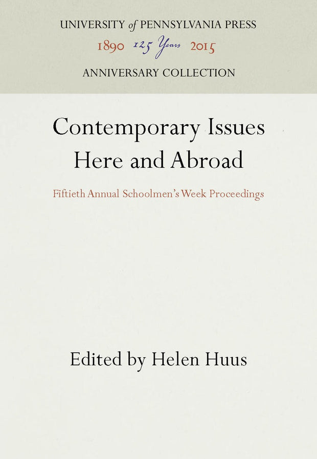 Cover image for Contemporary Issues Here and Abroad, isbn: 9781512802962
