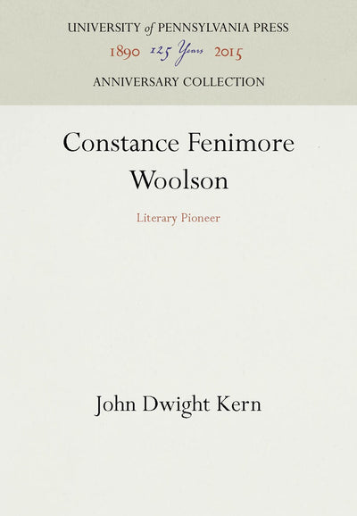 Cover image for Constance Fenimore Woolson, isbn: 9781512803075