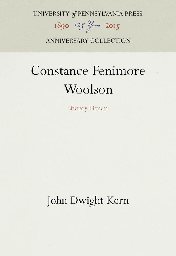 Cover image for Constance Fenimore Woolson, isbn: 9781512803075