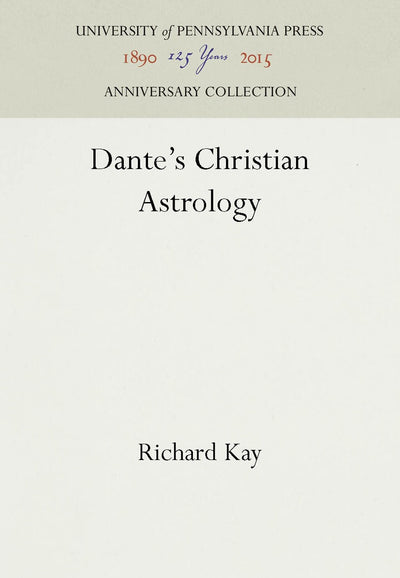 Cover image for Dante's Christian Astrology, isbn: 9781512803105