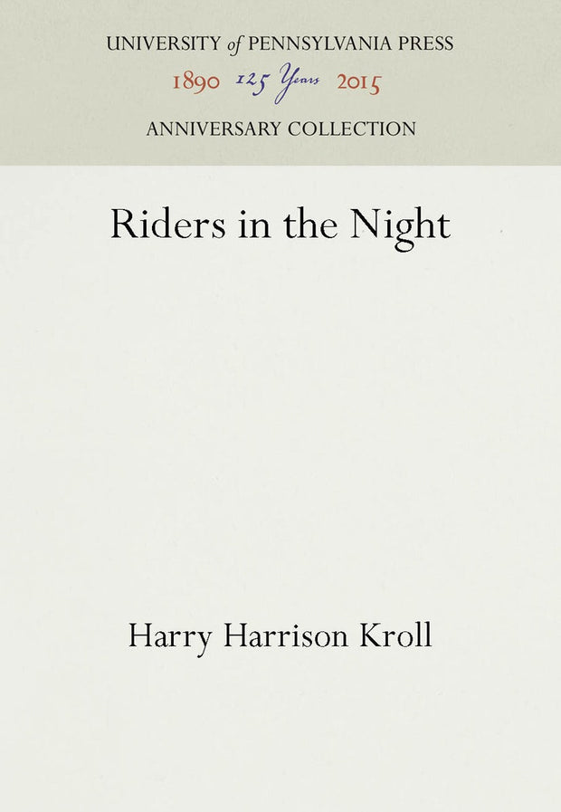 Cover image for Riders in the Night, isbn: 9781512803273